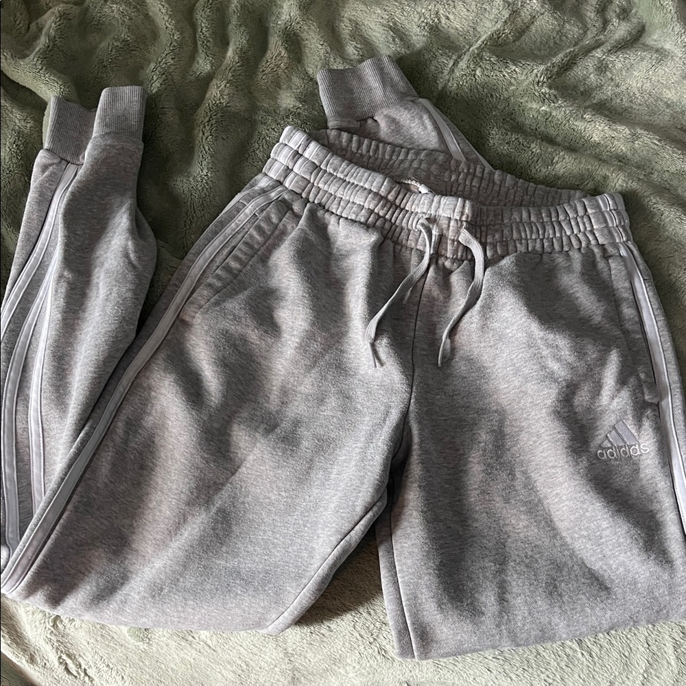 Adidas Adult Light Gray Sweatpants